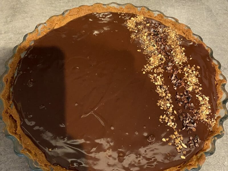 Cliquez pour zoomer ! Tarte tout chocolat Thermomix par sandrilllon