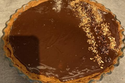 Cliquez pour zoomer ! Tarte tout chocolat Thermomix par sandrilllon