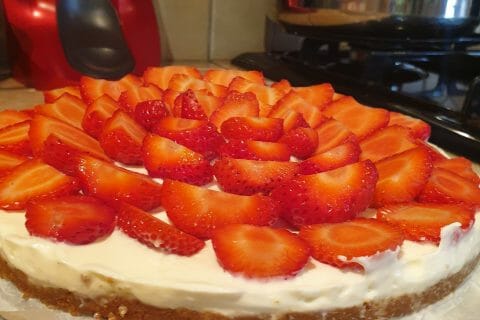 Cliquez pour zoomer ! Tarte aux fraises sans cuisson Thermomix par sandrine_324