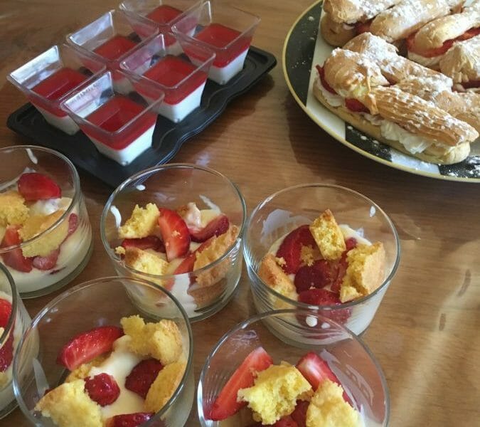 Cliquez pour zoomer ! Tarte aux fraises destructurée Thermomix par Sissi33260