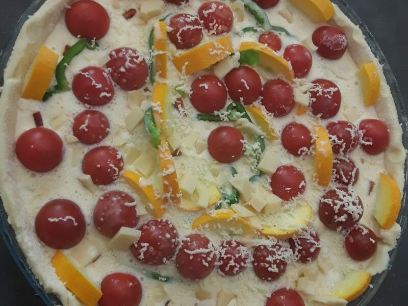 Cliquez pour zoomer ! Quiche poivrons et chorizo Thermomix par COCONUTS84