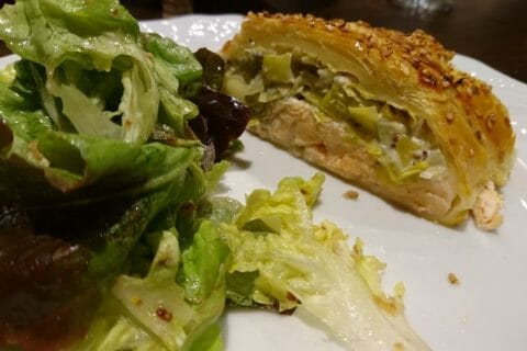 Cliquez pour zoomer ! Feuilleté saumon et poireaux Thermomix par Fabrice