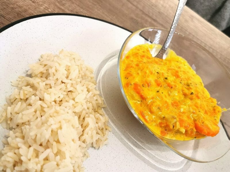 Cliquez pour zoomer ! Bouchées de poulet aux carottes Thermomix par aliceetdavid