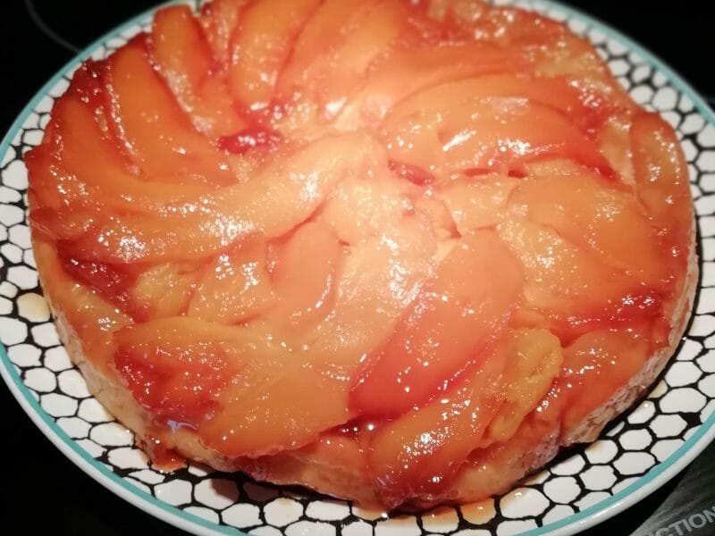 Cliquez pour zoomer ! Tarte tatin à la mangue Thermomix par Soso