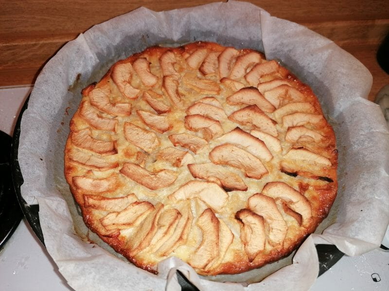Cliquez pour zoomer ! Tarte aux pommes sans pâte Thermomix par tatanini73