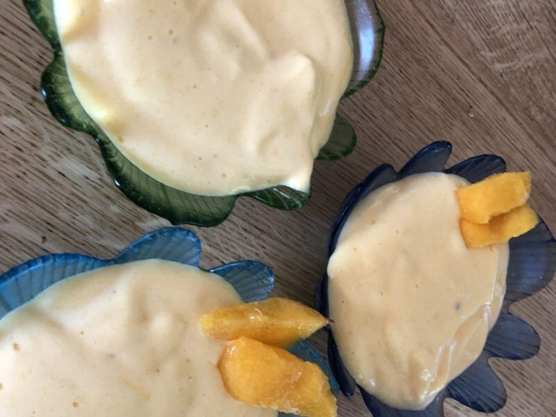 Cliquez pour zoomer ! Mousse de pêches blanches Thermomix par aurlina