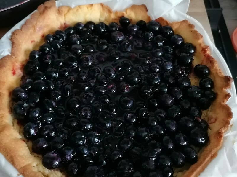 Cliquez pour zoomer ! Tarte aux myrtilles Thermomix par melanotte