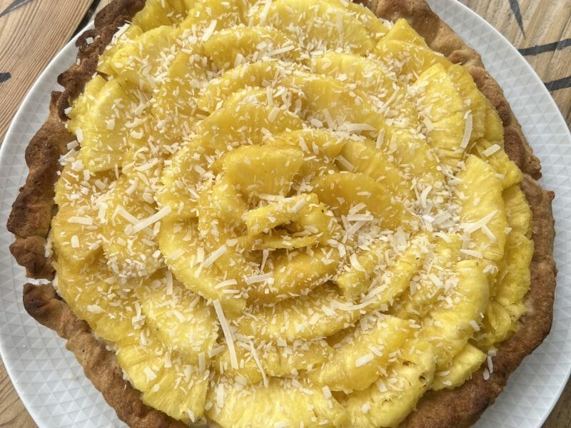 Cliquez pour zoomer ! Tarte piña colada Thermomix par aurel