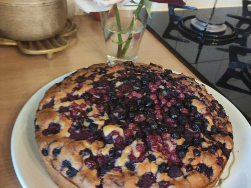 Cliquez pour zoomer ! Bublanina aux fruits rouges Thermomix par dalbouze