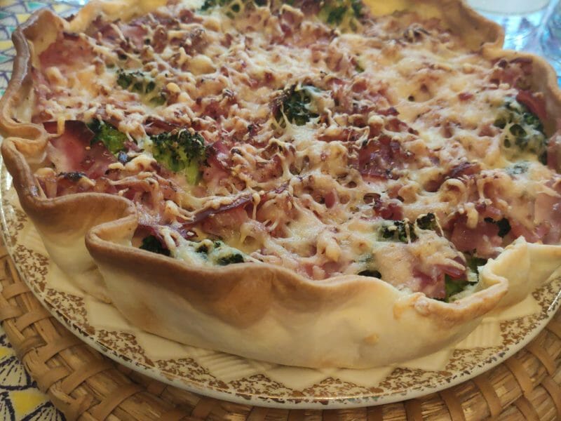 Cliquez pour zoomer ! Quiche au brocoli et jambon Thermomix par dalbouze