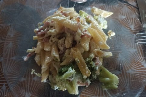 Cliquez pour zoomer ! Gratin de pâtes au brocoli Thermomix par lissou49