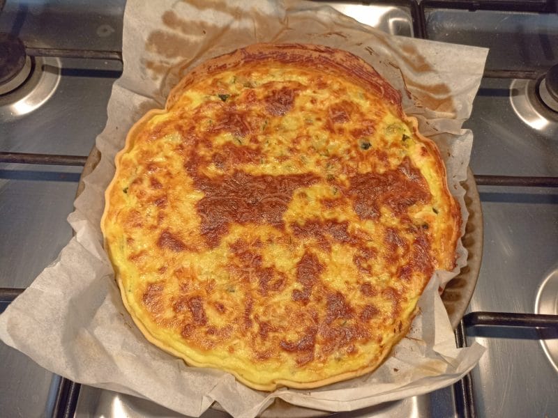 Cliquez pour zoomer ! Quiche saumon et courgettes Thermomix par lissou49