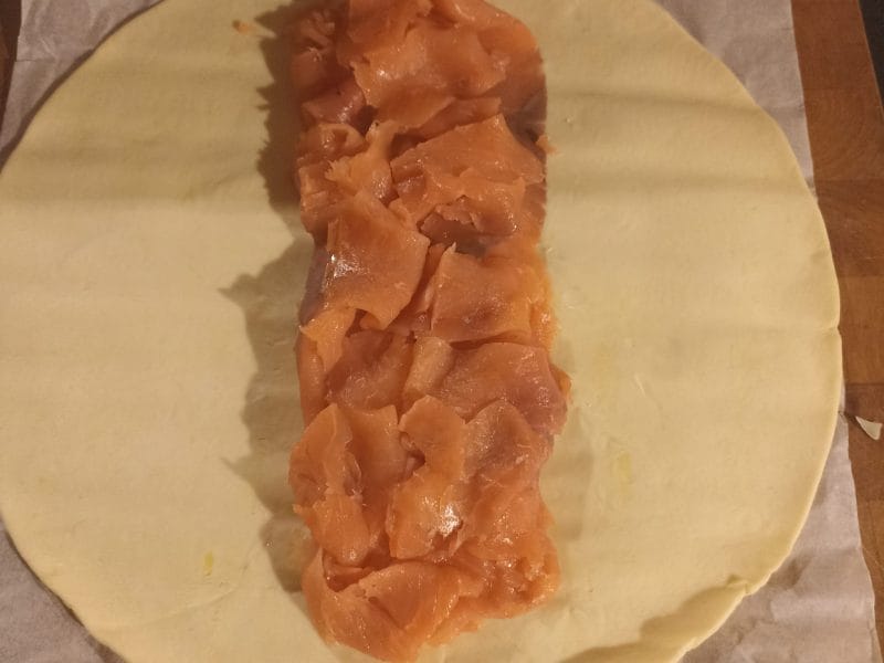 Cliquez pour zoomer ! Feuilleté saumon et poireaux Thermomix par lissou49