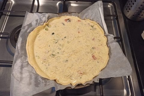 Cliquez pour zoomer ! Quiche saumon et courgettes Thermomix par lissou49