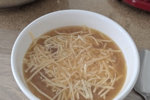 Cliquez pour zoomer ! Gratinée à l’oignon Thermomix par healthytinkerbell