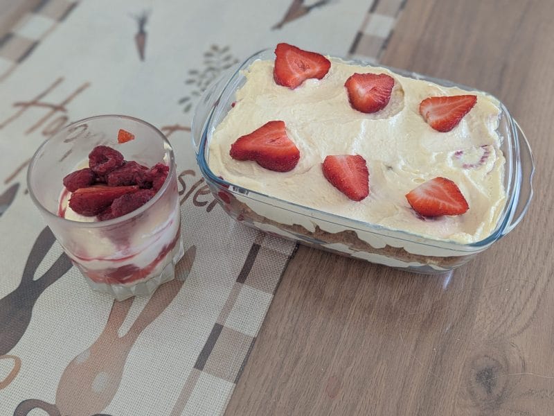 Cliquez pour zoomer ! Tiramisu aux framboises et spéculoos Thermomix par healthytinkerbell