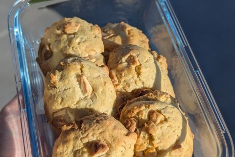 Cliquez pour zoomer ! Cookies aux pépites de chocolat blanc Thermomix par healthytinkerbell