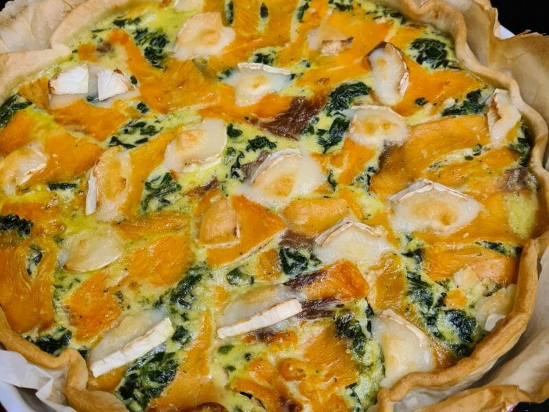 Cliquez pour zoomer ! Tarte épinards, saumon et chèvre Thermomix par mailan86