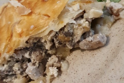 Cliquez pour zoomer ! Tourte au poulet et aux champignons Thermomix par laetitia_328