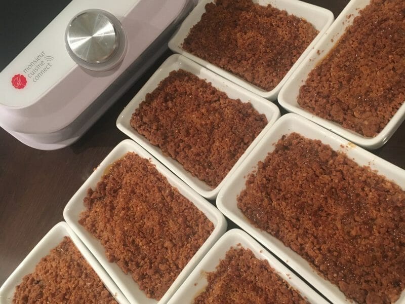 Cliquez pour zoomer ! Crumble pommes, poires et spéculoos Thermomix par marika18