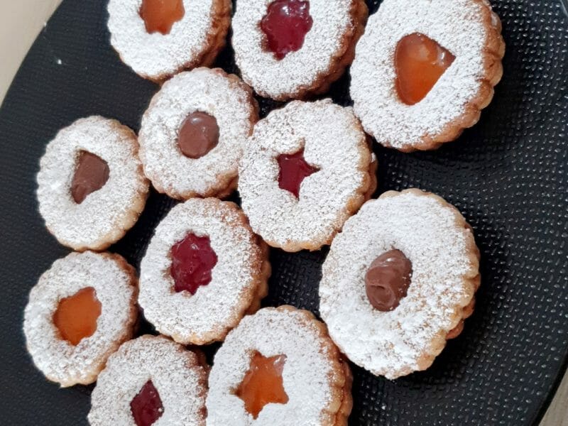 Cliquez pour zoomer ! Sablés à la confiture Thermomix par elodie_412