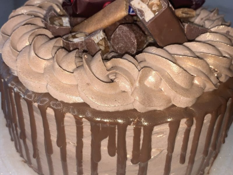 Cliquez pour zoomer ! Layer cake Kinder Bueno Thermomix par Saarah