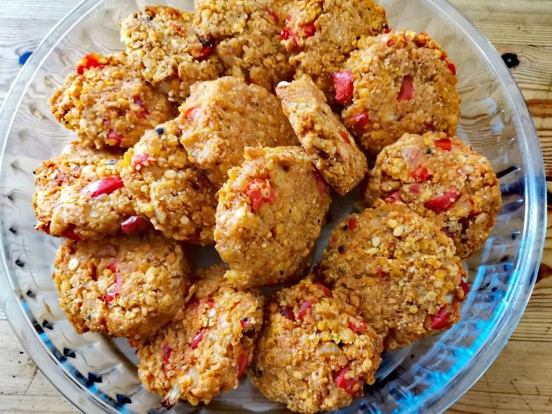 Cliquez pour zoomer ! Galettes de lentilles et quinoa Thermomix par carole_130