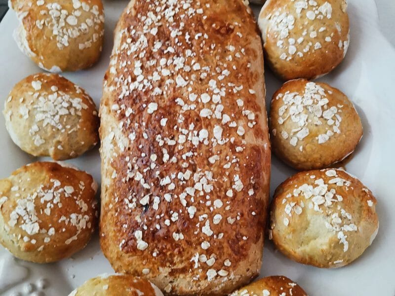 Cliquez pour zoomer ! Pain aux flocons d’avoine et au miel Thermomix par carole_130