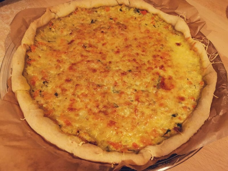 Cliquez pour zoomer ! Tarte courgettes et carottes Thermomix par carole_130