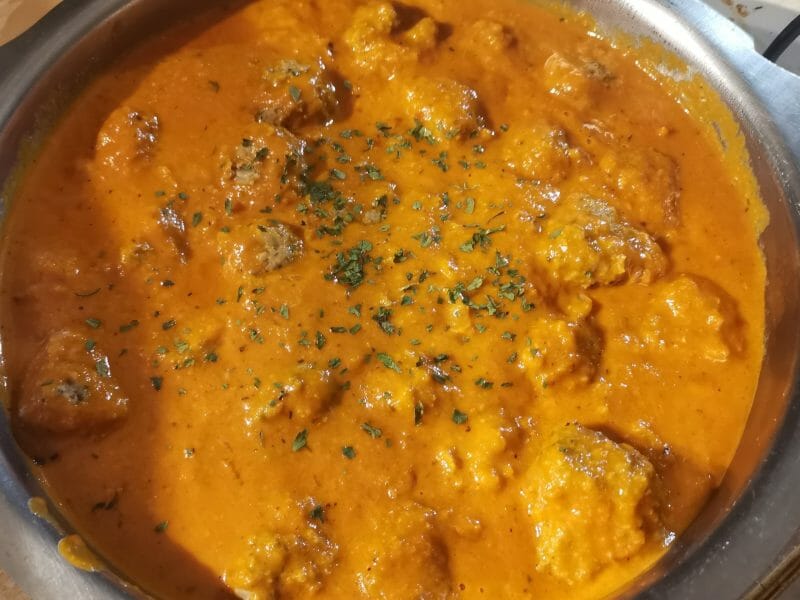 Cliquez pour zoomer ! Boulettes de viande Tikka Masala Thermomix par carole_130