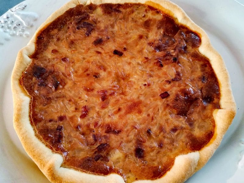 Cliquez pour zoomer ! Quiche oignons, chèvre et miel Thermomix par carole_130