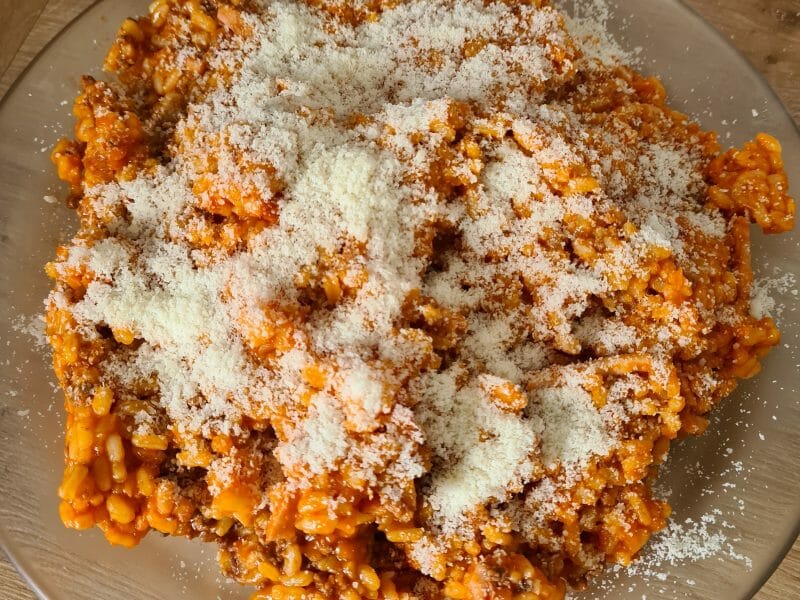 Cliquez pour zoomer ! Risotto à la bolognaise Thermomix par coralie35730