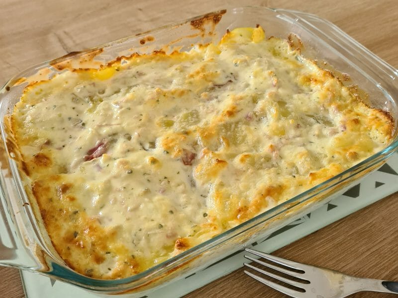 Cliquez pour zoomer ! Gratin de pommes de terre au Boursin Thermomix par coralie35730