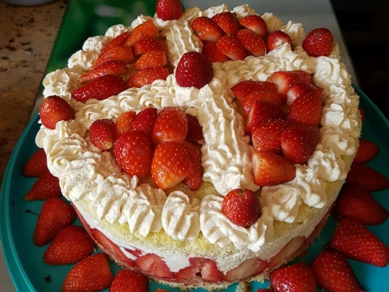 Cliquez pour zoomer ! Fraisier Thermomix par Soury