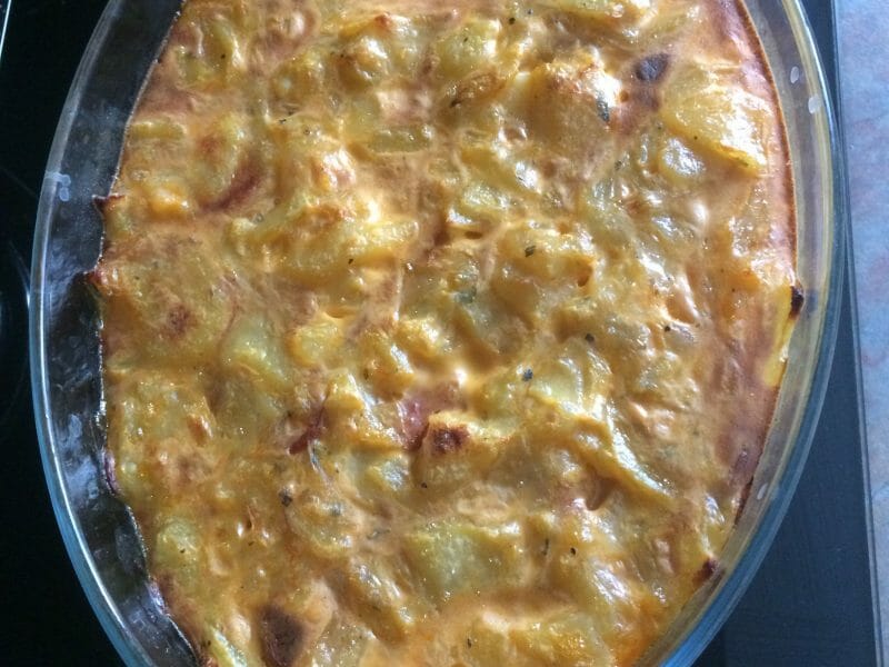 Cliquez pour zoomer ! Gratin de pommes de terre au chorizo Thermomix par steph_lulu