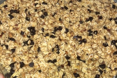 Cliquez pour zoomer ! Barres de céréales à l’avoine, noisettes, banane et chocolat Thermomix par sawnia7