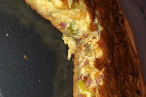 Cliquez pour zoomer ! Gâteau poireaux, lardons et fromage Thermomix par sawnia7