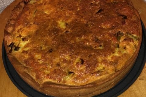 Cliquez pour zoomer ! Gâteau poireaux, lardons et fromage Thermomix par sawnia7