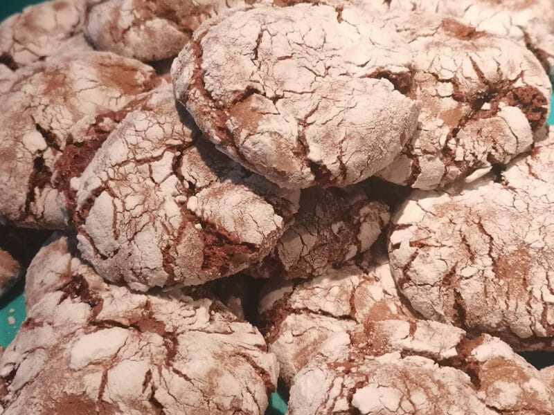 Cliquez pour zoomer ! Craquelés au chocolat Thermomix par pauline43100