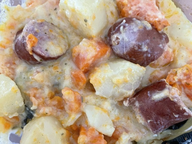 Cliquez pour zoomer ! Potée carottes, chou-rave et saucisses Thermomix par soleyre