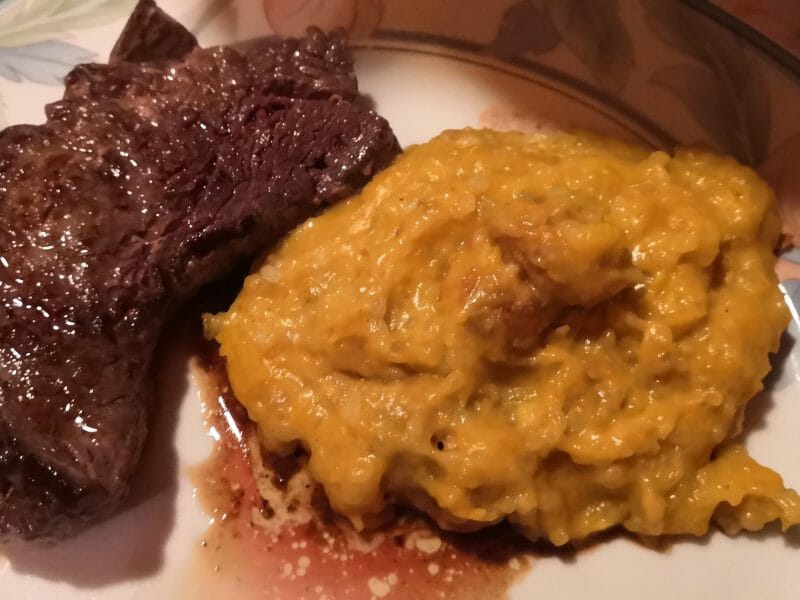 Cliquez pour zoomer ! Risotto de butternut aux châtaignes Thermomix par bussa