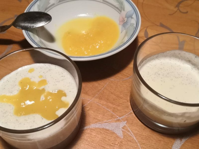 Cliquez pour zoomer ! Panna cotta ananas et lait de coco Thermomix par bussa