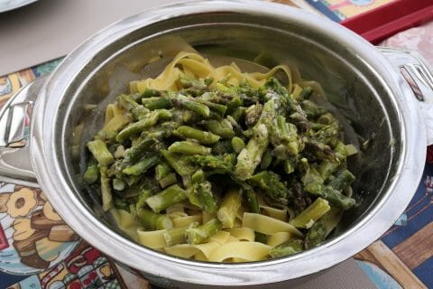 Cliquez pour zoomer ! Tagliatelles aux asperges vertes Thermomix par bussa