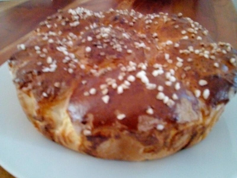 Cliquez pour zoomer ! Brioche tressée à la mie filante Thermomix par maryse006