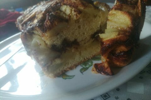 Cliquez pour zoomer ! Cake aux pommes à l’ancienne au Thermomix