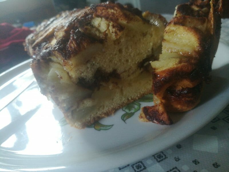 Cliquez pour zoomer ! Cake aux pommes à l’ancienne Thermomix par Malone.24