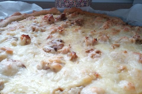 Cliquez pour zoomer ! Tarte au poulet et champignons Thermomix par delphine_216