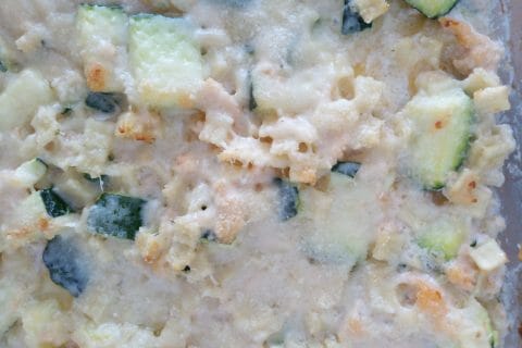 Cliquez pour zoomer ! Gratin de crozets aux courgettes et saumon fumé Thermomix par delphine_216