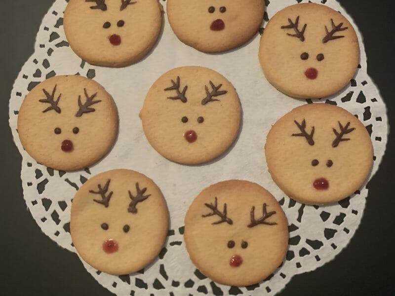 Sablés rennes de Noël au Thermomix - Cookomix