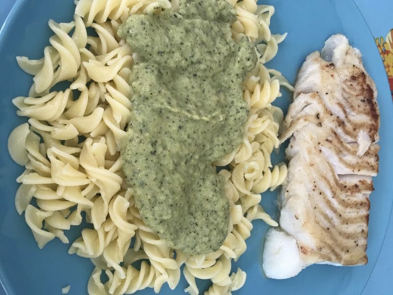 Cliquez pour zoomer ! Farfalle à la crème de courgettes Thermomix par claire_177